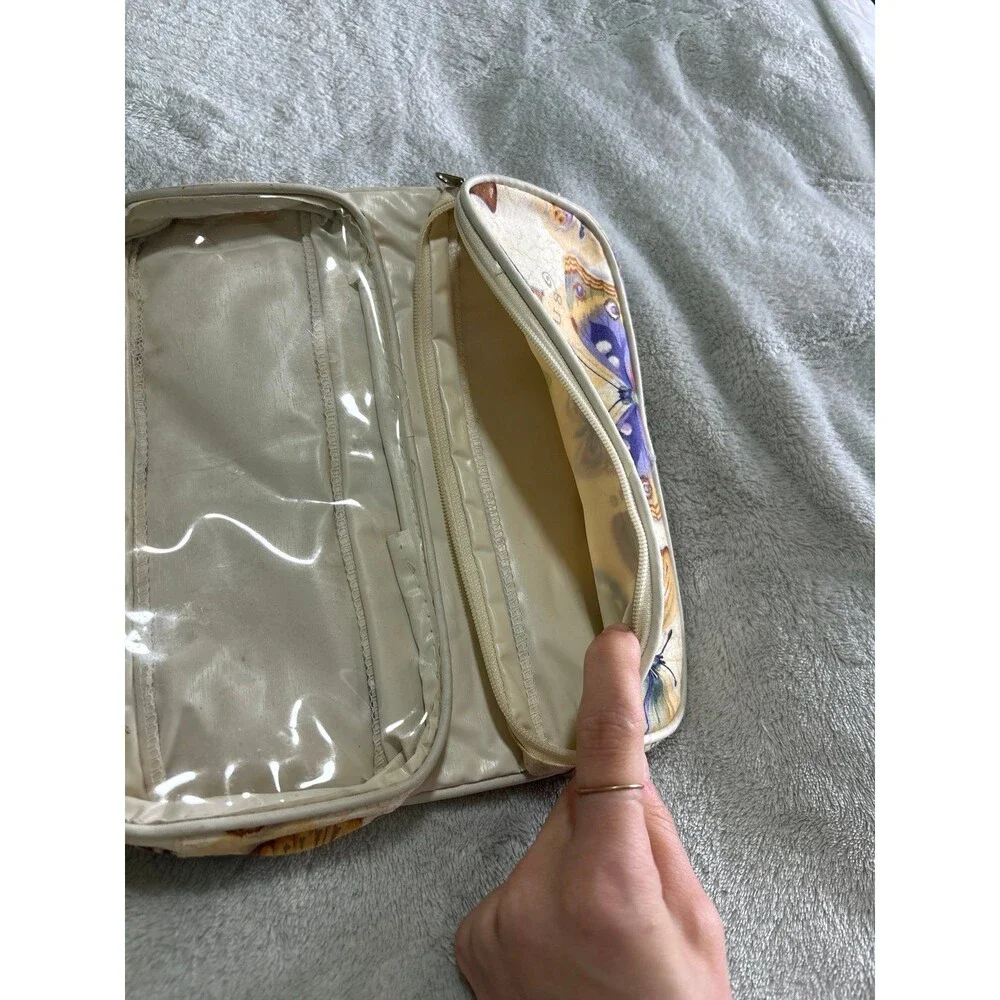 Make up bag storage tote cosmetic jewelry hanging travel hotel vacation toiletry